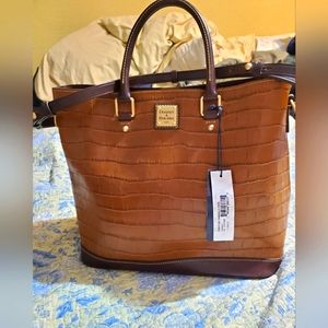 Dooney & Bourke Cognac Handheld Tote